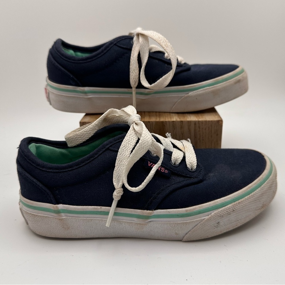 Vans Children’s Missy Sneakers Shoes Size 12 Blue Green